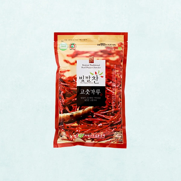 [영양고추유통공사] 빛깔찬 프리미엄 고춧가루 (김치용·보통맛) 500g