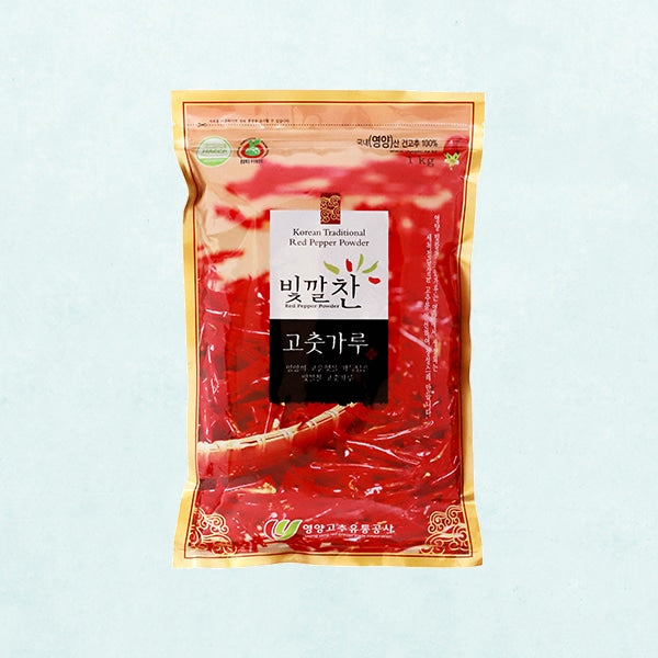 [영양고추유통공사] 빛깔찬 프리미엄 고춧가루 (김치용·보통맛) 1kg