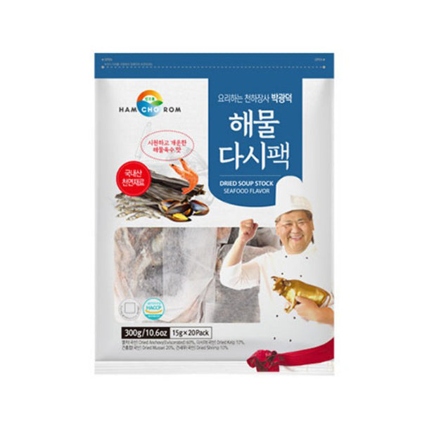 [자연원] 천하장사 박광덕 해물다시팩 (15g x 20개)
