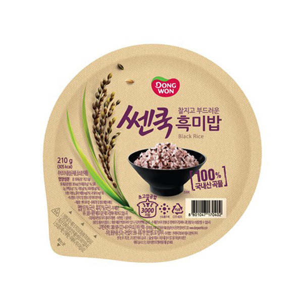 [동원] 쎈쿡 흑미밥 210g x 3개