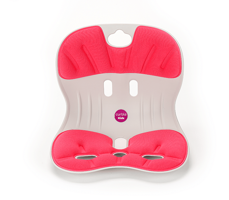 [에이블루] 커블체어 자세교정 좌식 의자 방석 (키즈-핑크) x 2